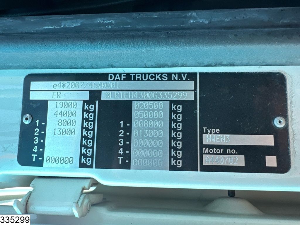 DAF XF 480 EURO 6, ACC