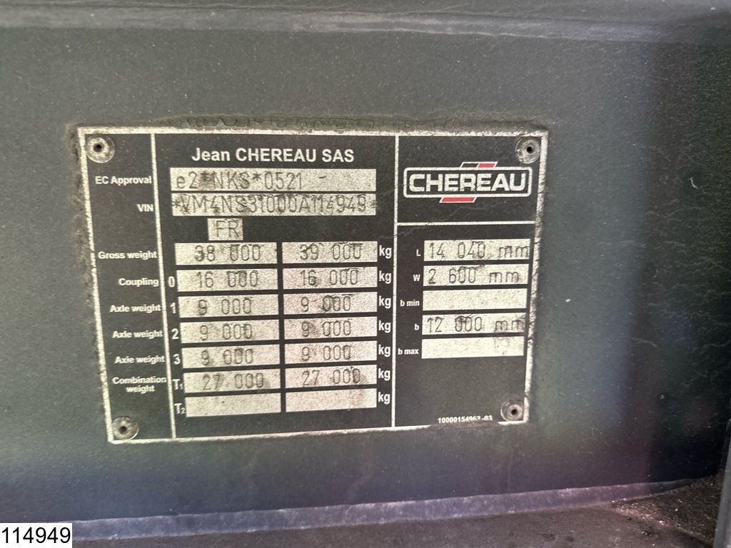 Chereau Koel vries Carrier Vector 1550