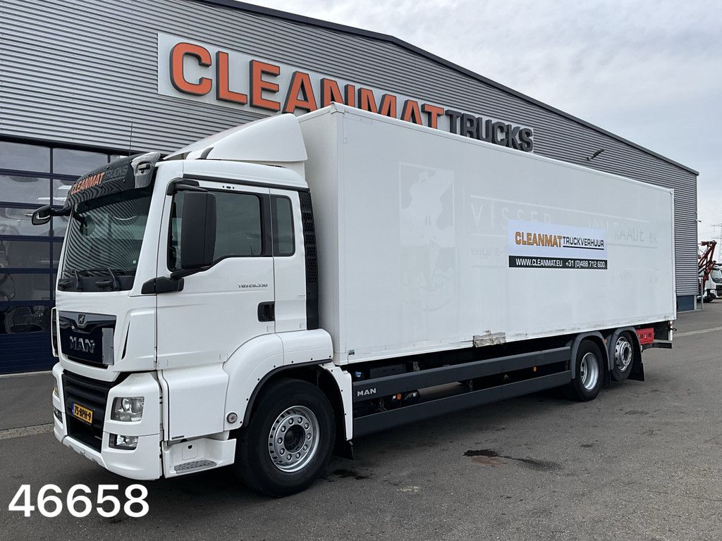 Man TGS 26.330 6x2 met DHollandia laadklep