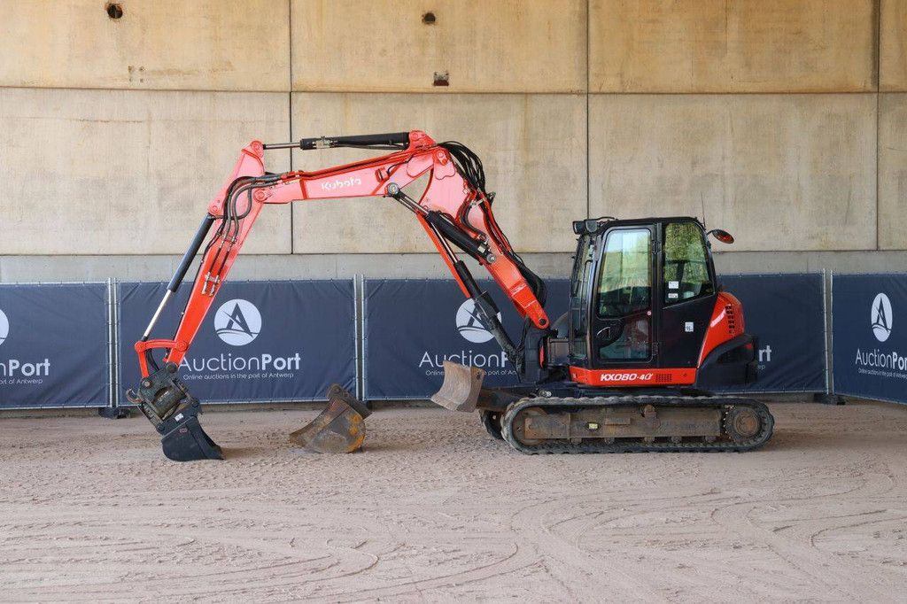 Raupenbagger Kubota KX080-4a Diesel 46,5 kW 2017