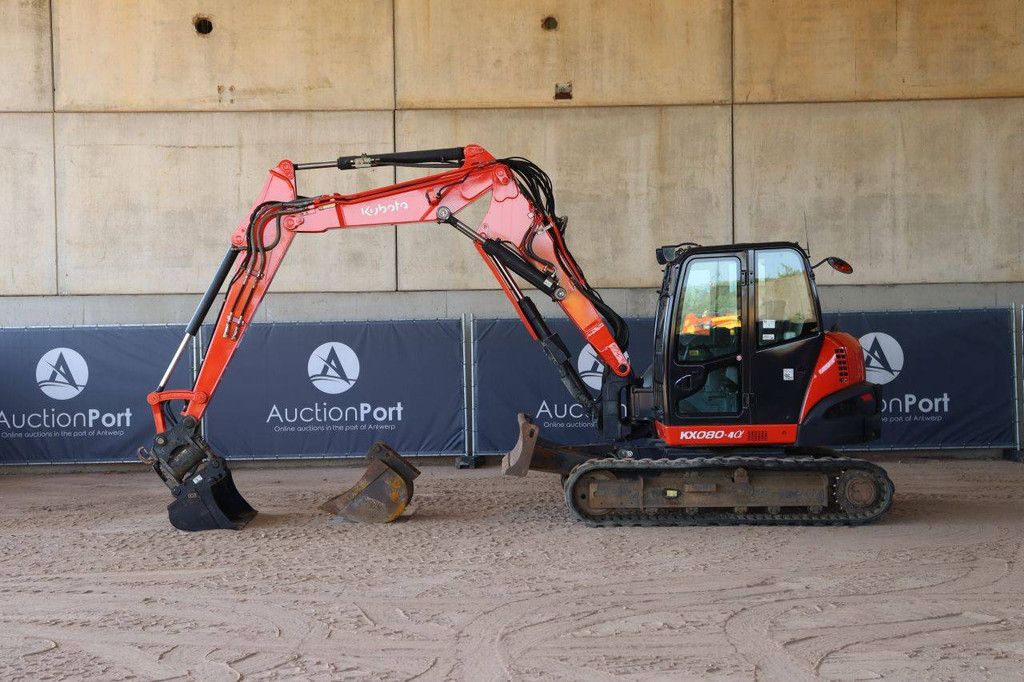 Raupenbagger Kubota KX080-4a Diesel 46,5 kW 2017