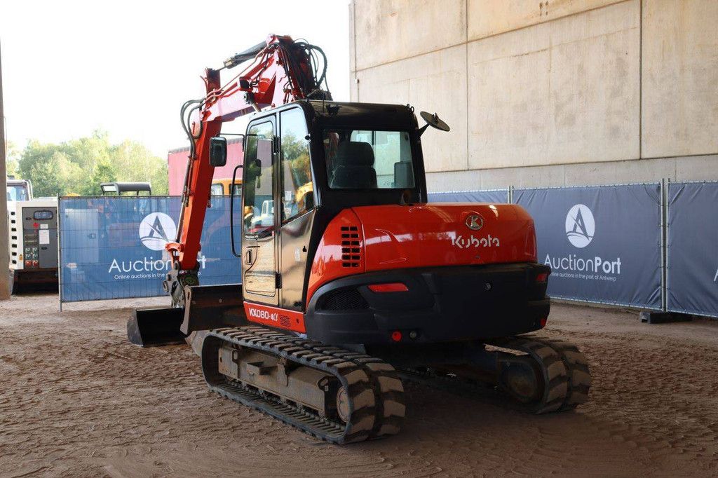 Raupenbagger Kubota KX080-4a Diesel 46,5 kW 2017