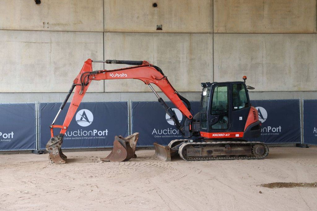 Raupenbagger Kubota KX080-4a Diesel 46,5 kW 2017