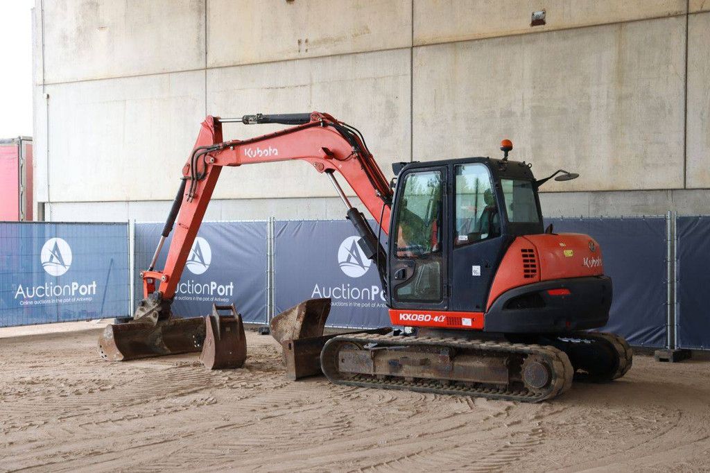 Raupenbagger Kubota KX080-4a Diesel 46,5 kW 2017