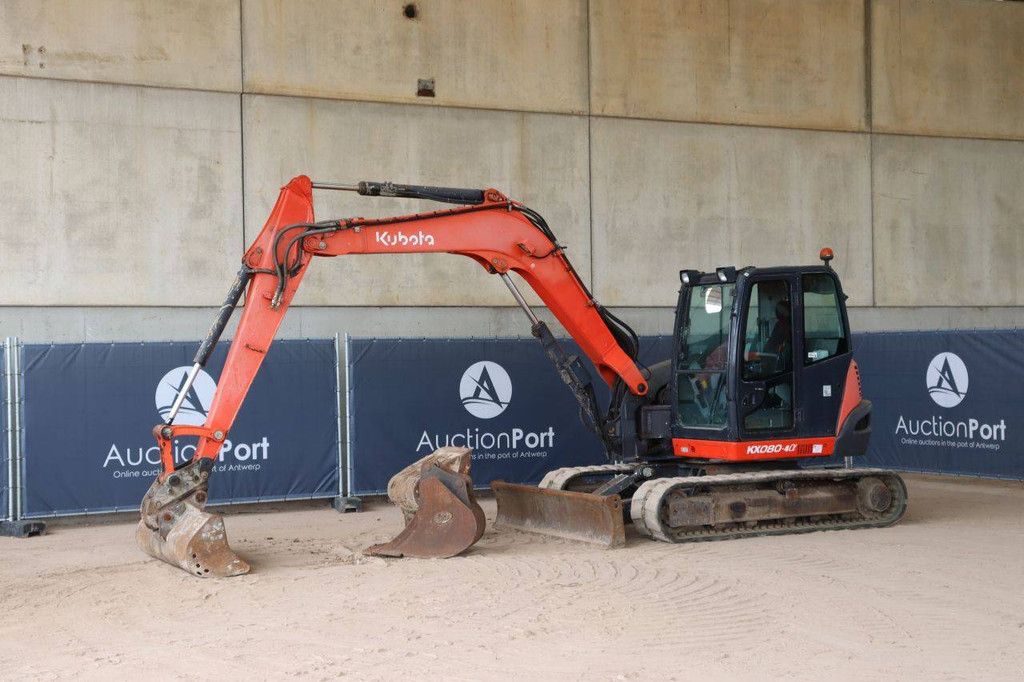 Raupenbagger Kubota KX080-4a Diesel 46,5 kW 2017