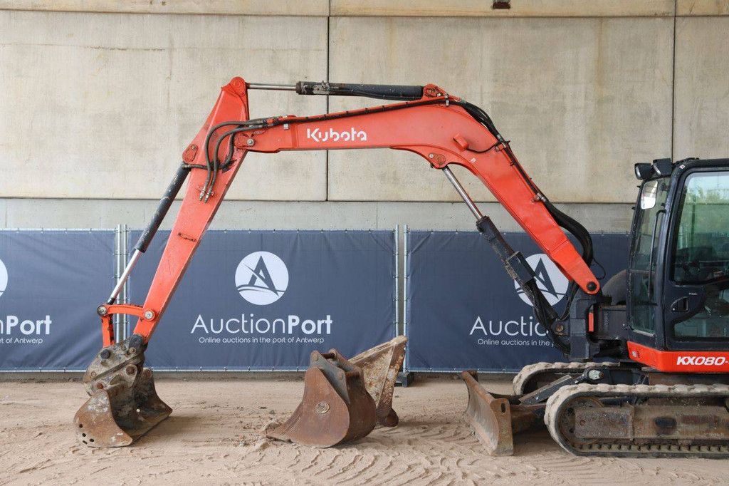 Raupenbagger Kubota KX080-4a Diesel 46,5 kW 2017