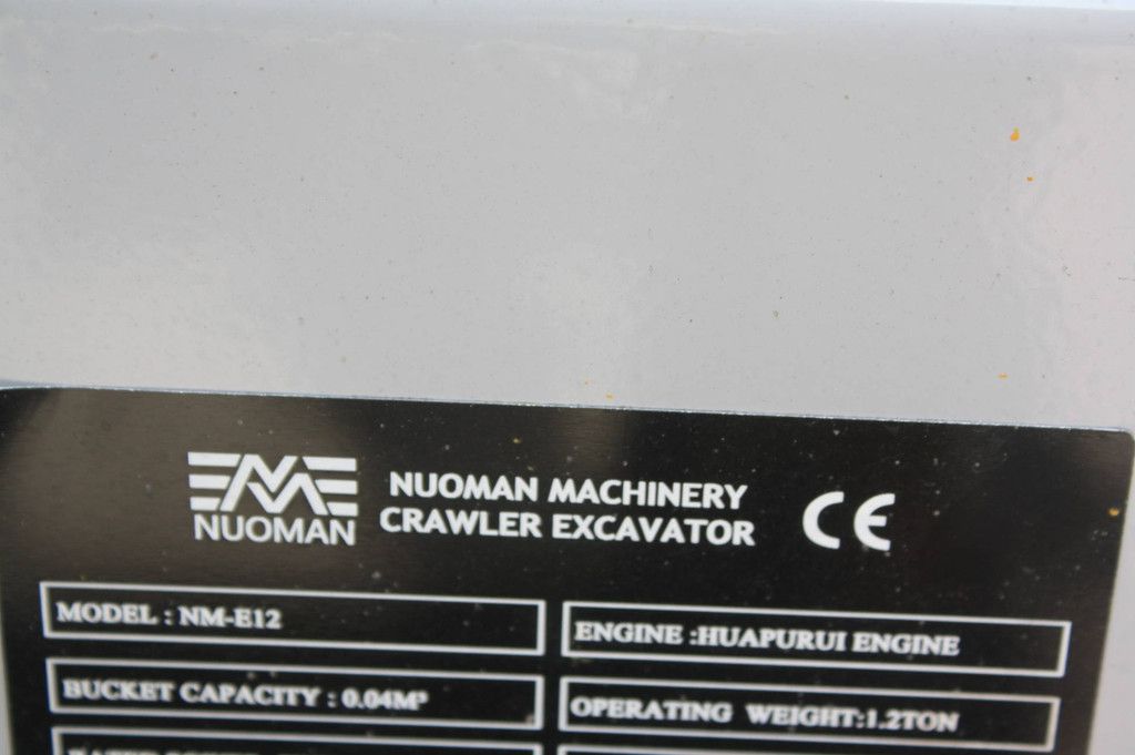 Nuoman EPS NM-E12 Diesel Mini Excavator New Demo