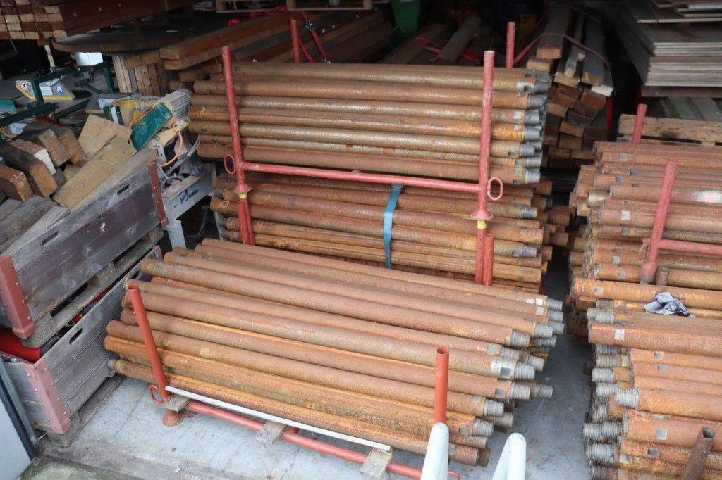 Lot of various drill rods