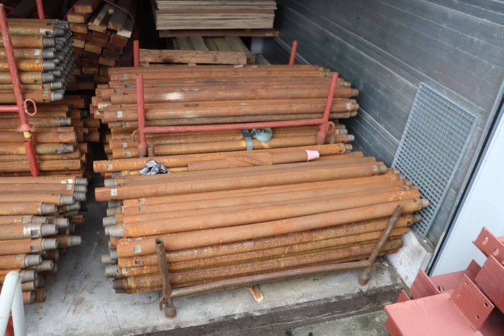 Lot of various drill rods