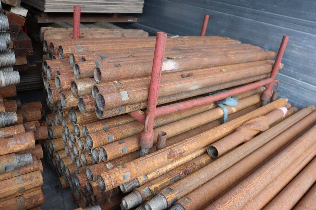 Lot of various drill rods