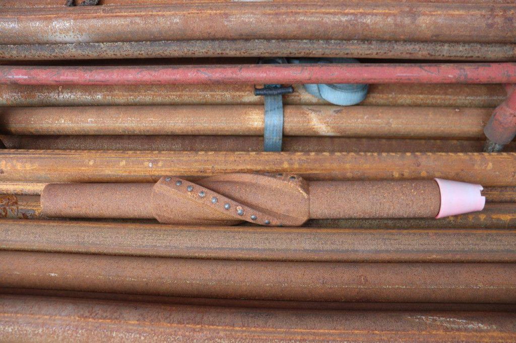Lot of various drill rods