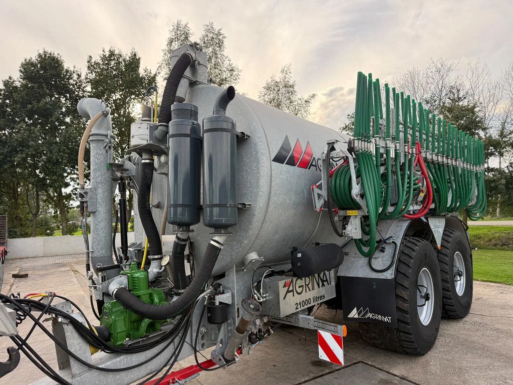 Agrimat 21000 Vacuumtank Vogelsang 24 meter Luchtdrukwissel Gullefass Slurry Bomech 2021