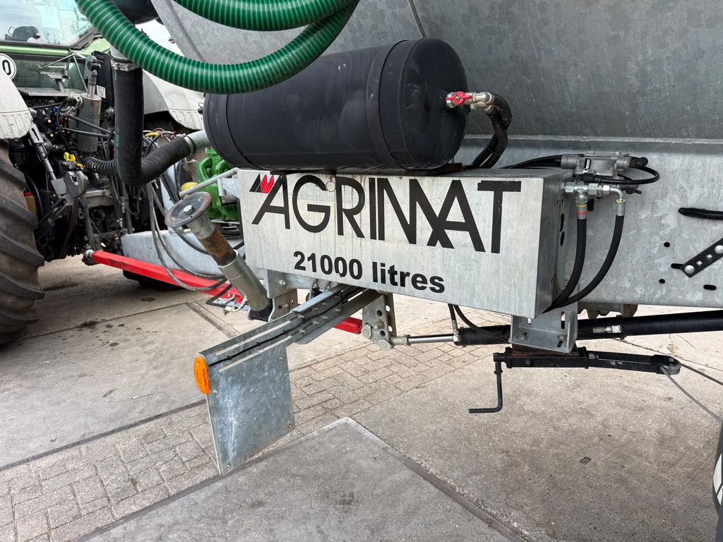 Agrimat 21000 Vacuumtank Vogelsang 24 meter Luchtdrukwissel Gullefass Slurry Bomech 2021
