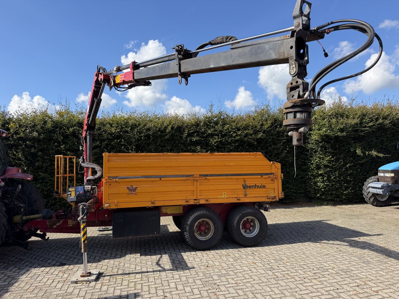 Veenhuis JVK8000 met kraan !!