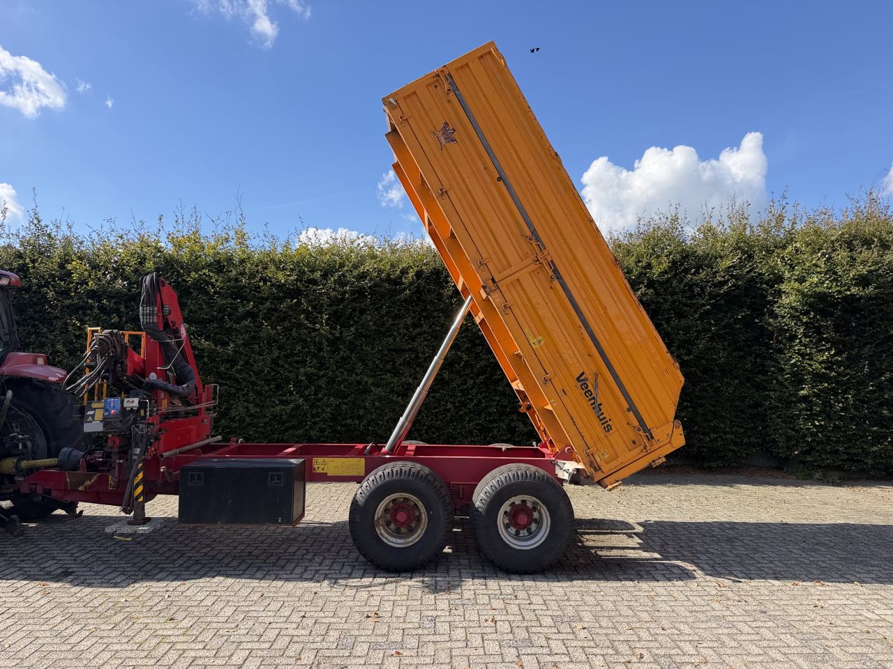Veenhuis JVK8000 met kraan !!