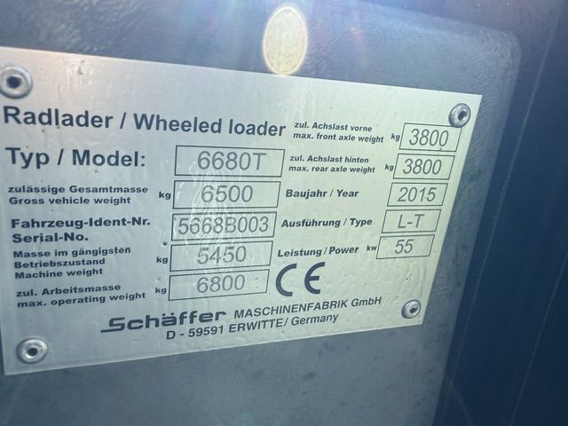 Schaffer 6680T Telescoop Shovel Verreiker Loader Kniklader 4.8m