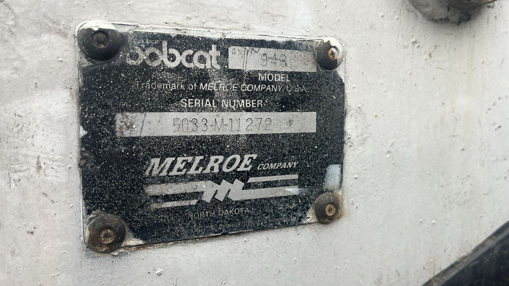 Bobcat 943, 4 ton's schranklader