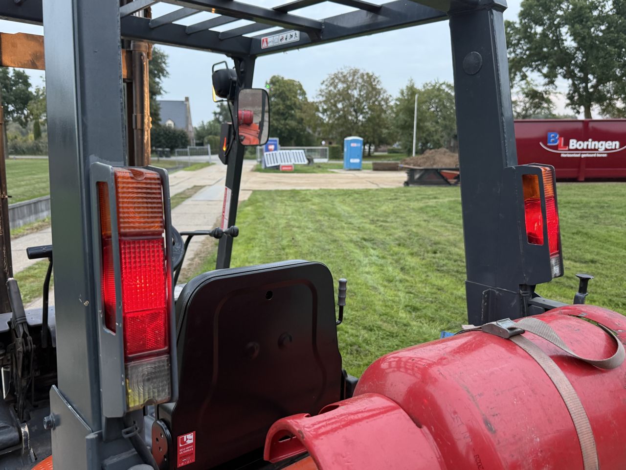 Toyota 2.5 tonner lpg heftruck 3-delige mast luchtbanden