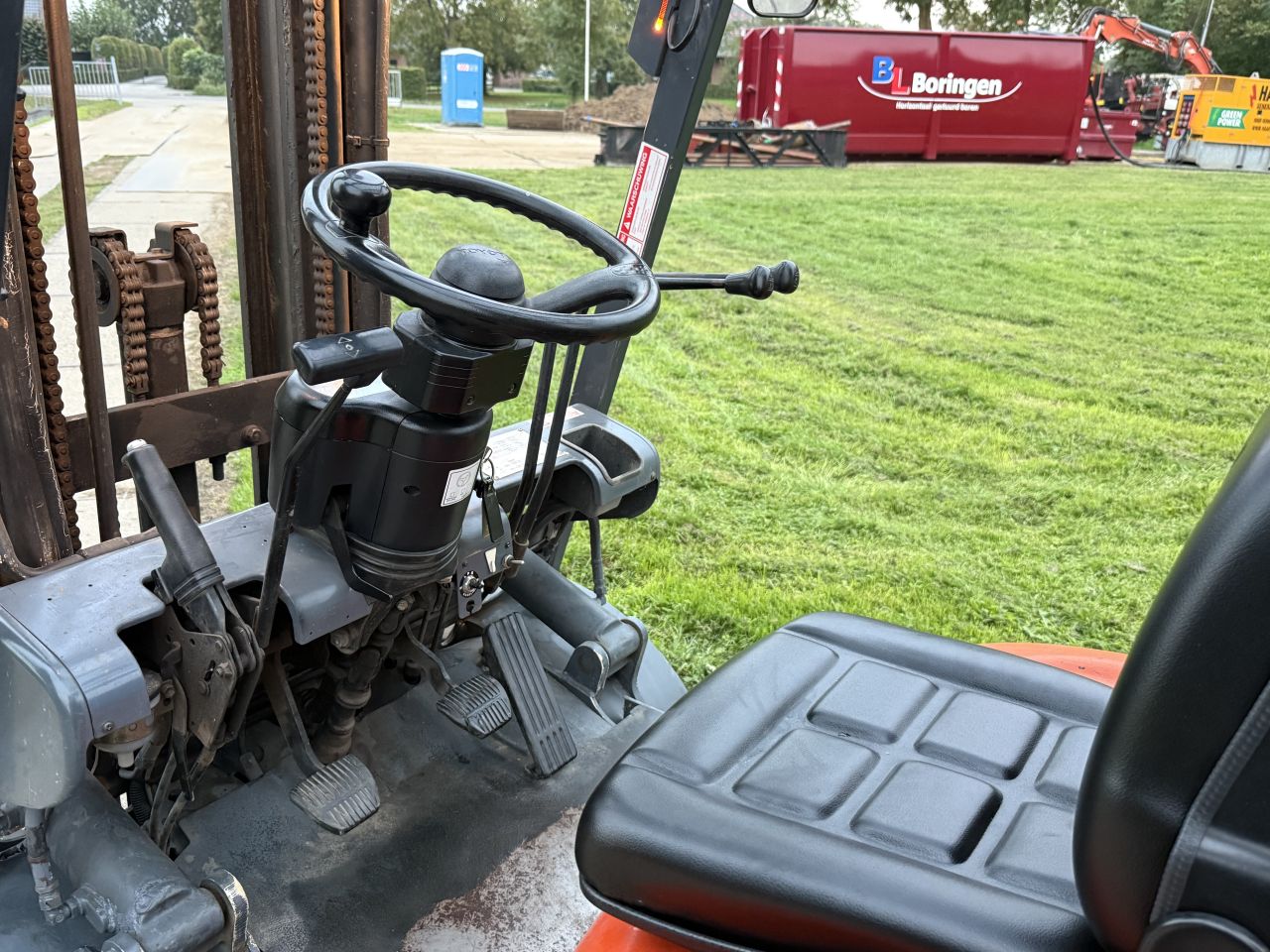 Toyota 2.5 tonner lpg heftruck 3-delige mast luchtbanden