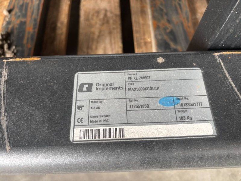 Ålö PALLEGAFLER 3500KG Lille Volvo Ålö  Pallegafler Lille Volvo