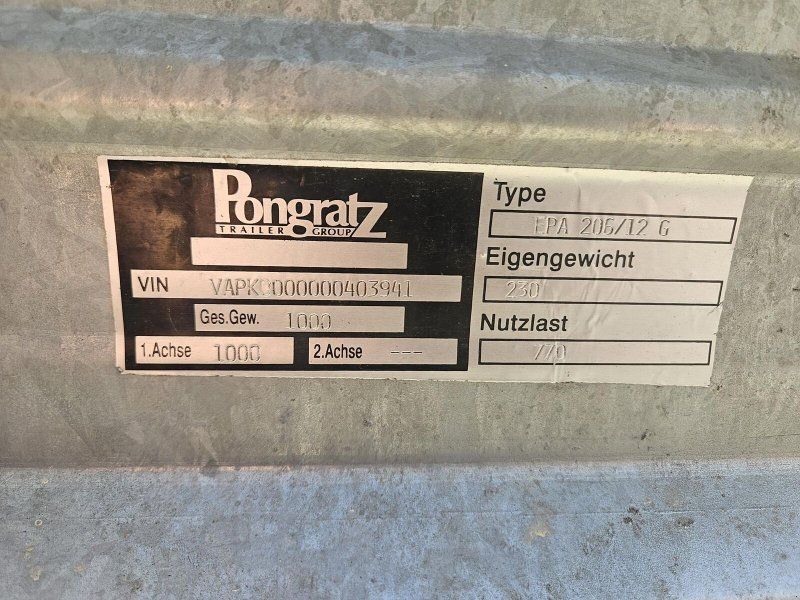 Pongratz EPA 206/12 G