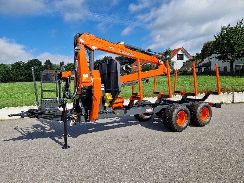 MTM 13T 13to 8,10m Kran Forwarder Rungen Druckluft Dpelrohrrahmen