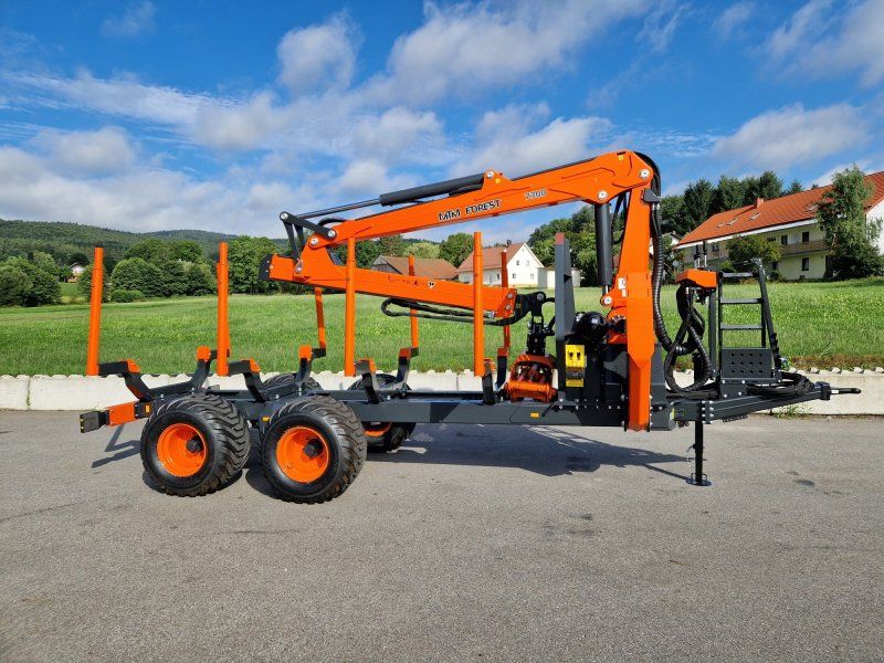 MTM 13T 13to 8,10m Kran Forwarder Rungen Druckluft Dpelrohrrahmen