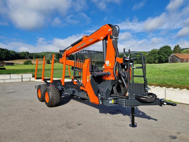 MTM 13T 13to 8,10m Kran Forwarder Rungen Druckluft Dpelrohrrahmen