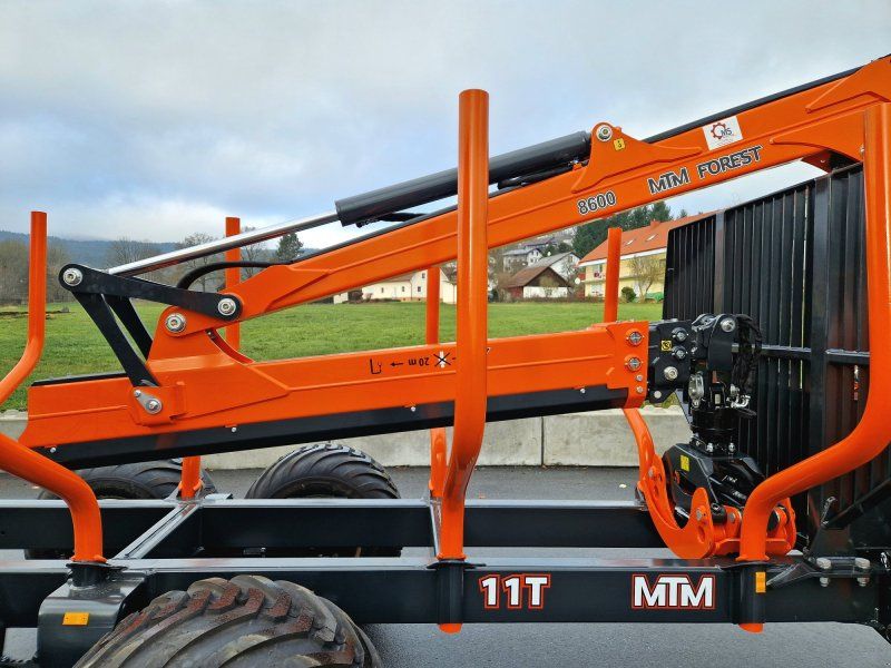 MTM 11T 11to 9,20m Kran Druckluft Dpelrohrrahmen