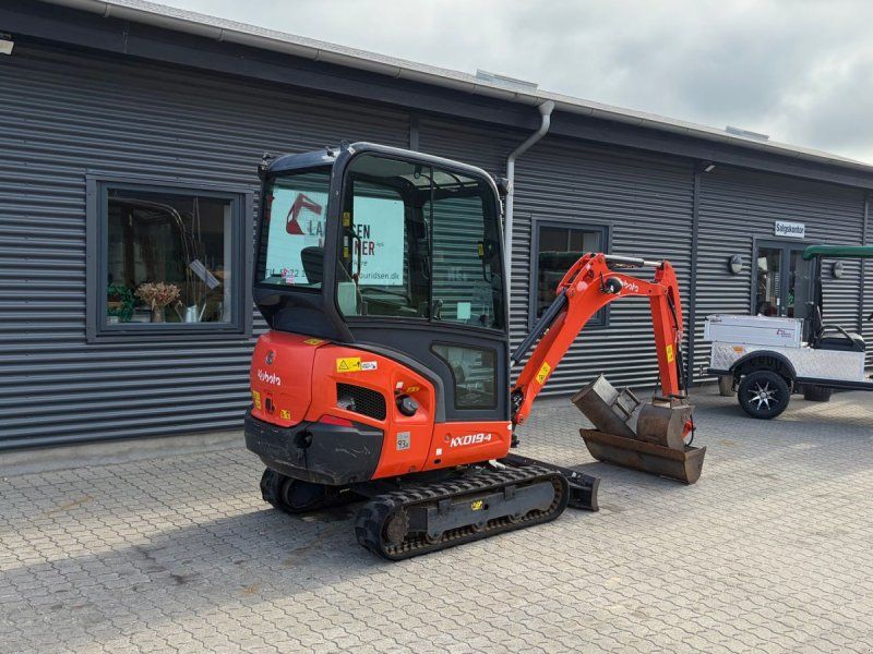 Kubota KX019-4 Tiltman og skovlsæt