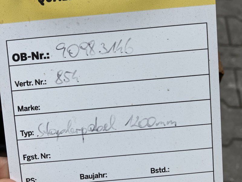 Staplergabel Thaler Aufnahme alt