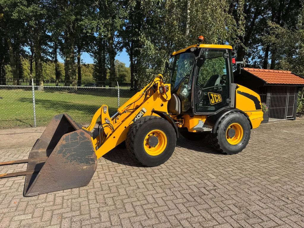 JCB 406 shovel loader + kenteken