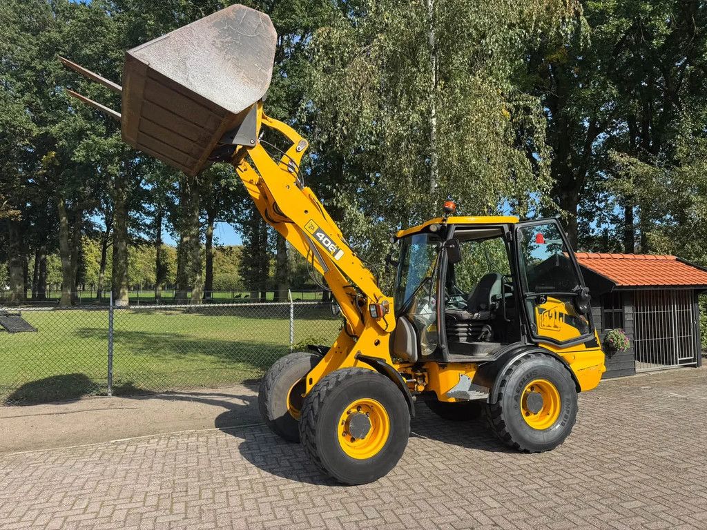 JCB 406 shovel loader + kenteken