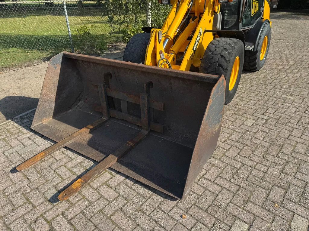 JCB 406 shovel loader + kenteken