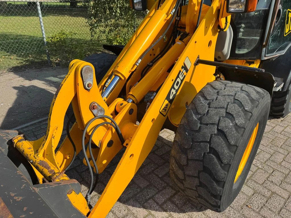 JCB 406 shovel loader + kenteken