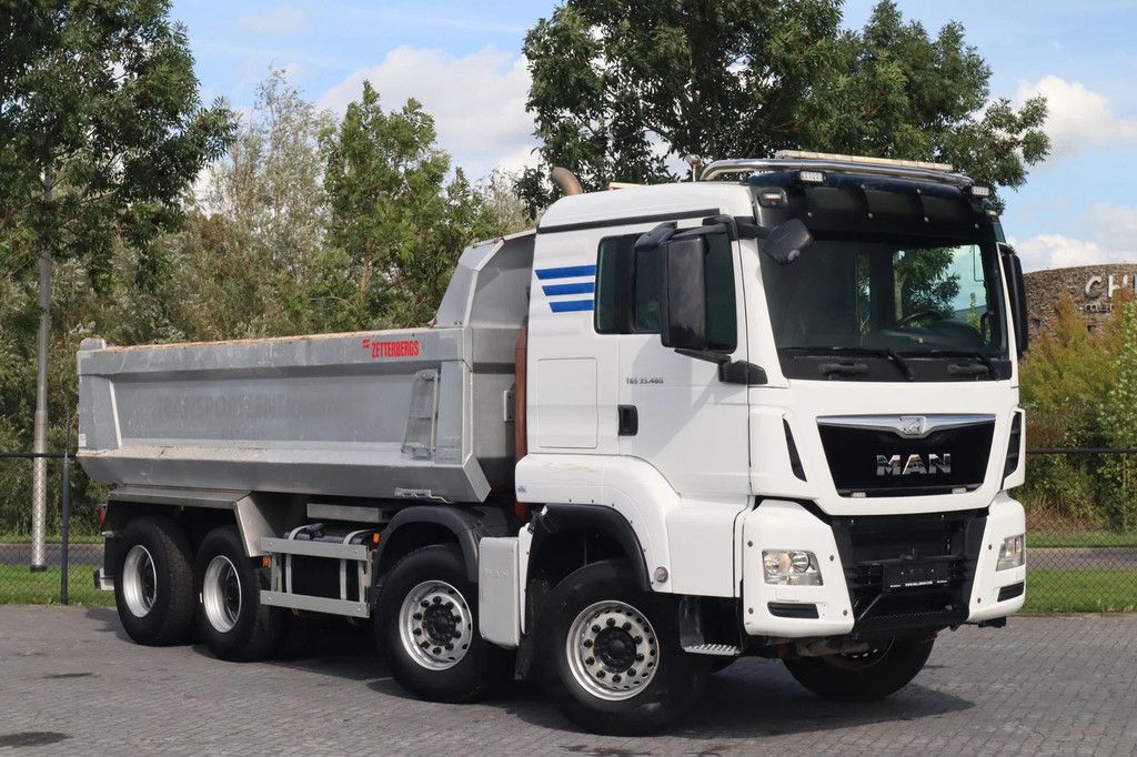 MAN TGS 35.480 | 8X4 | FULL STEEL | BIG AXLES | EURO 6