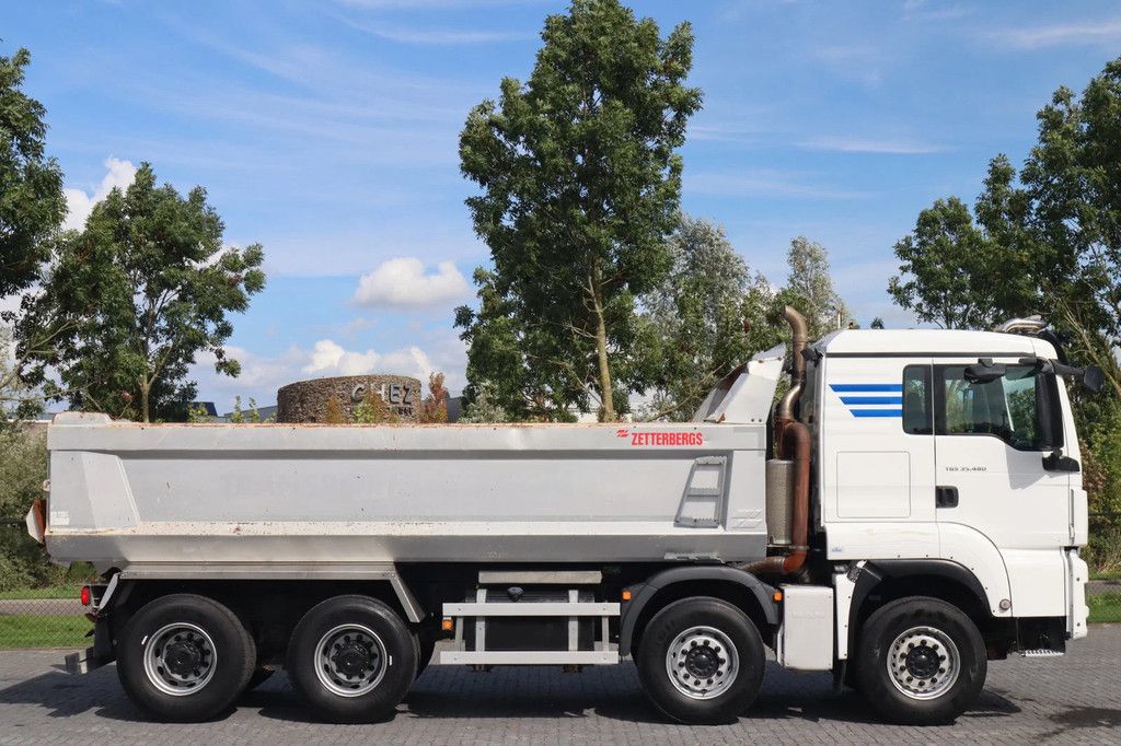 MAN TGS 35.480 | 8X4 | FULL STEEL | BIG AXLES | EURO 6