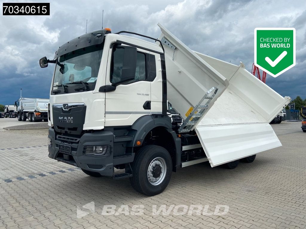 MAN TGS 33.480 6X6 NEW! 6X6 Full Steel 3-Side Tipper Euro 6