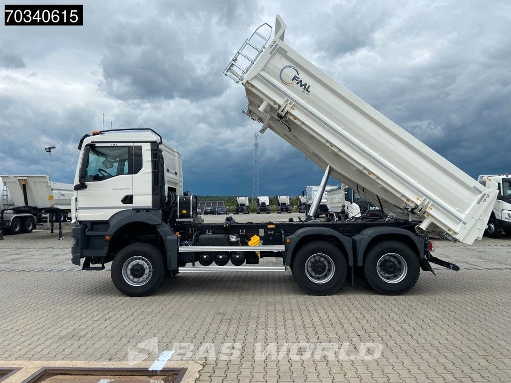 MAN TGS 33.480 6X6 NEW! 6X6 Full Steel 3-Side Tipper Euro 6