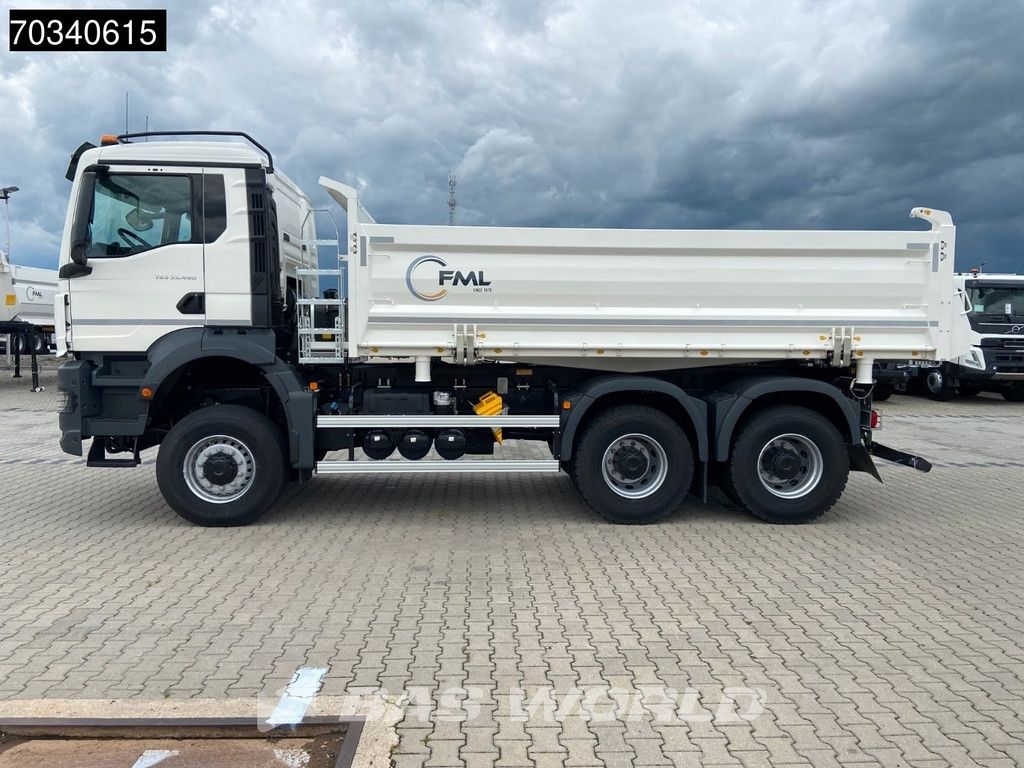 MAN TGS 33.480 6X6 NEW! 6X6 Full Steel 3-Side Tipper Euro 6