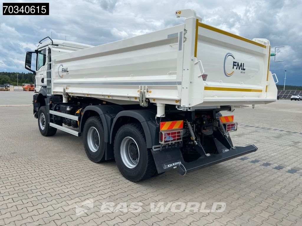 MAN TGS 33.480 6X6 NEW! 6X6 Full Steel 3-Side Tipper Euro 6
