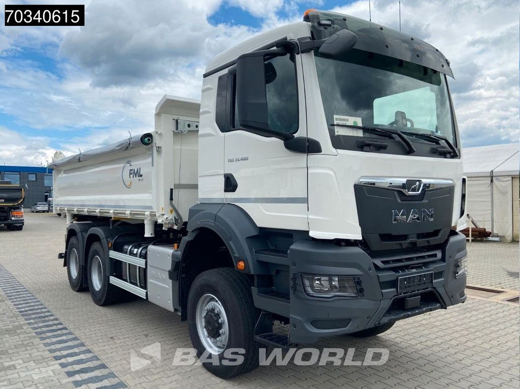MAN TGS 33.480 6X6 NEW! 6X6 Full Steel 3-Side Tipper Euro 6