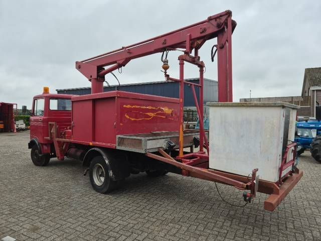 Vrachtwagen Mercedes-Benz LPKO 608 Oldtimer Diesel 116pk 1974 Met Hoogwerker