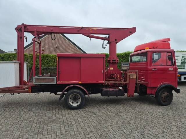 Vrachtwagen Mercedes-Benz LPKO 608 Oldtimer Diesel 116pk 1974 Met Hoogwerker