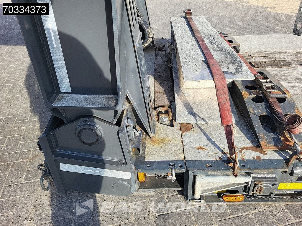 Meusburger MTS-3 3 axles Gooseneck Extendable Steering Axle