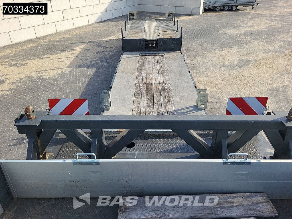 Meusburger MTS-3 3 axles Gooseneck Extendable Steering Axle
