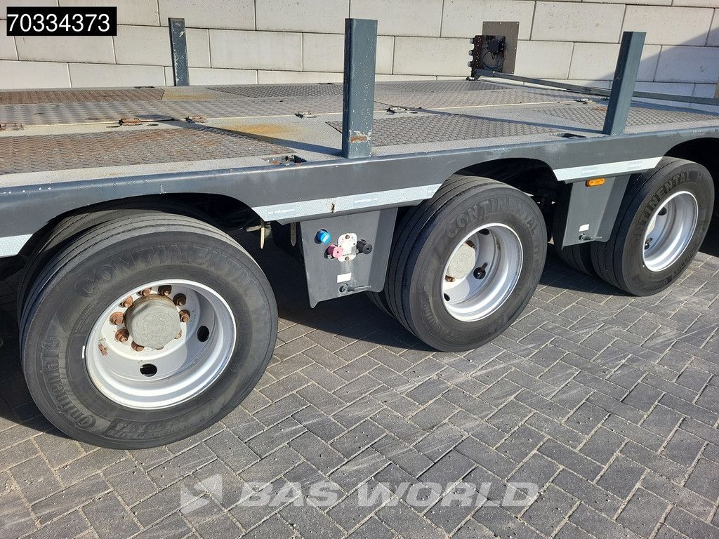 Meusburger MTS-3 3 axles Gooseneck Extendable Steering Axle