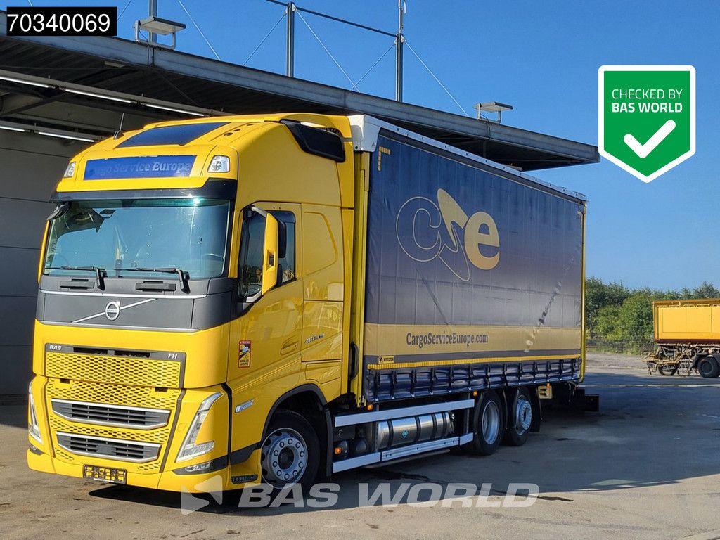 Volvo FH 460 6X2 LNG Engine Curtainsider Sliding roof I-Park Cool VEB+