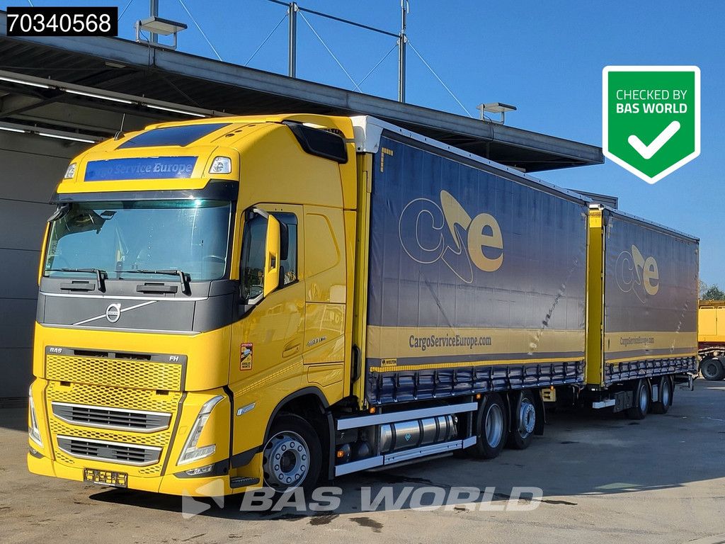 Volvo FH 460 6X2 Combi LNG Engine Curtainsider Sliding roof I-Park Cool VEB+