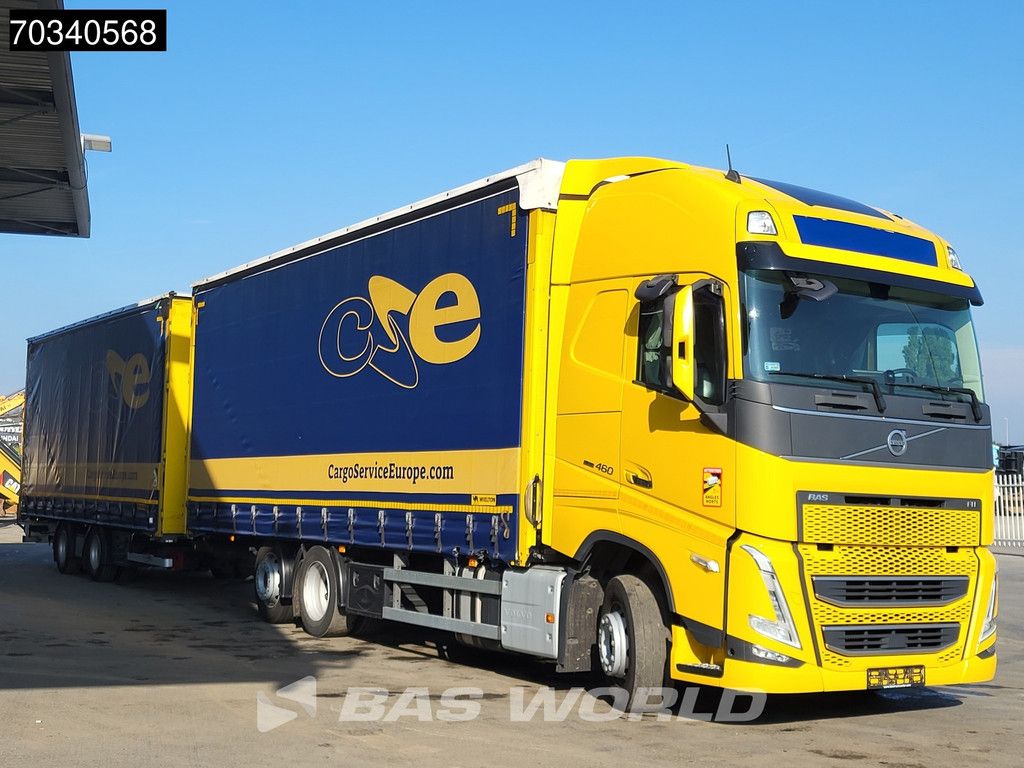 Volvo FH 460 6X2 Combi LNG Engine Curtainsider Sliding roof I-Park Cool VEB+